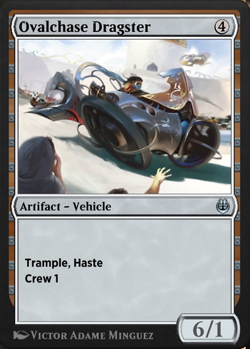 Magic the Gathering Card - Ovalchase Dragster - MTG Circle