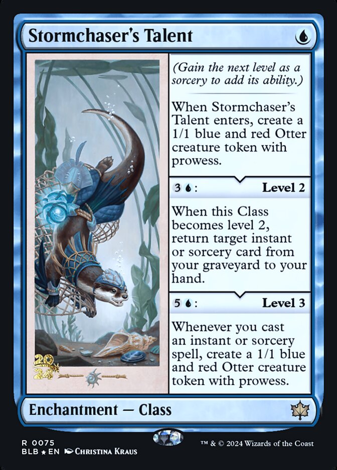 Magic the Gathering Card - Stormchaser's Talent - MTG Circle