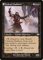 Magic the Gathering Card - Undead Gladiator - MTG Circle