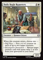 Magic the Gathering Card - Daily Bugle Reporters - MTG Circle