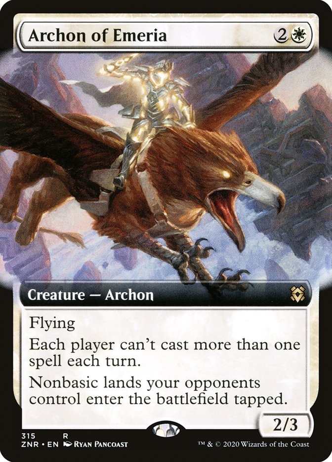 Magic the Gathering Card - Archon of Emeria - MTG Circle