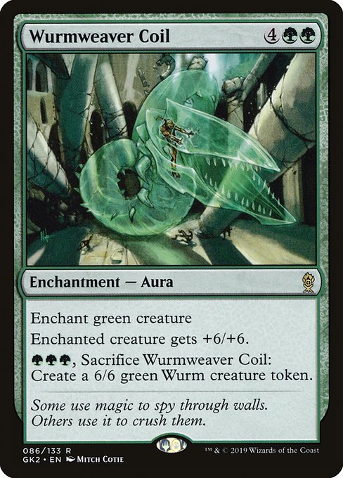 Magic the Gathering Card - Wurmweaver Coil - MTG Circle