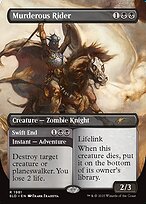 Magic the Gathering Card - Murderous Rider // Swift End - MTG Circle