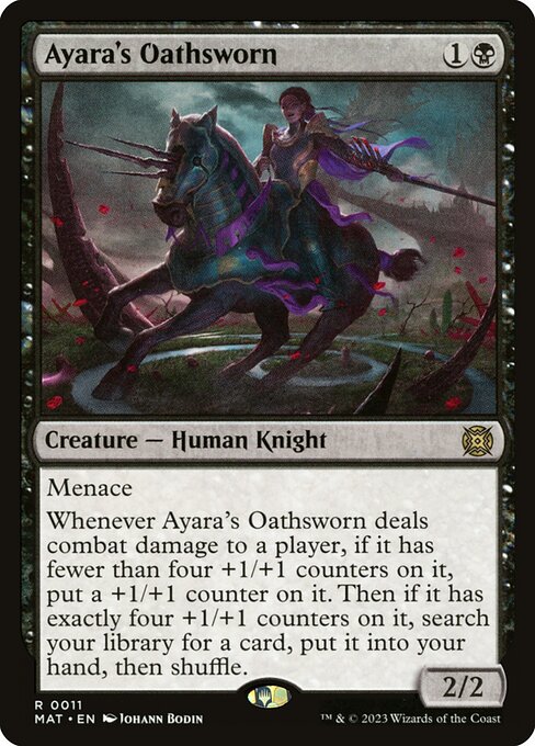 Magic the Gathering Card - Ayara's Oathsworn - MTG Circle