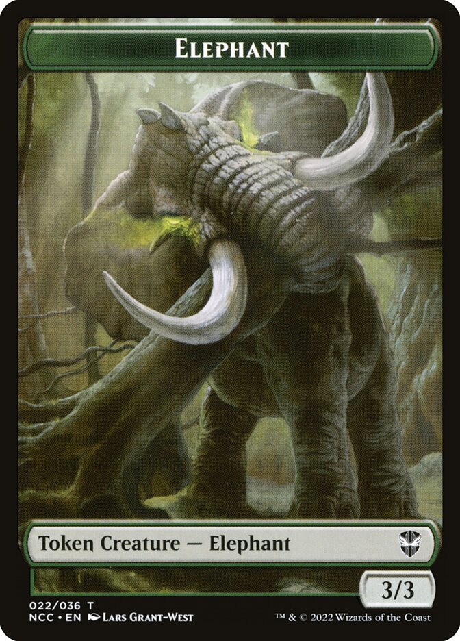 Magic the Gathering Card - Elephant - MTG Circle