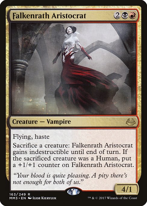 Magic the Gathering Card - Falkenrath Aristocrat - MTG Circle