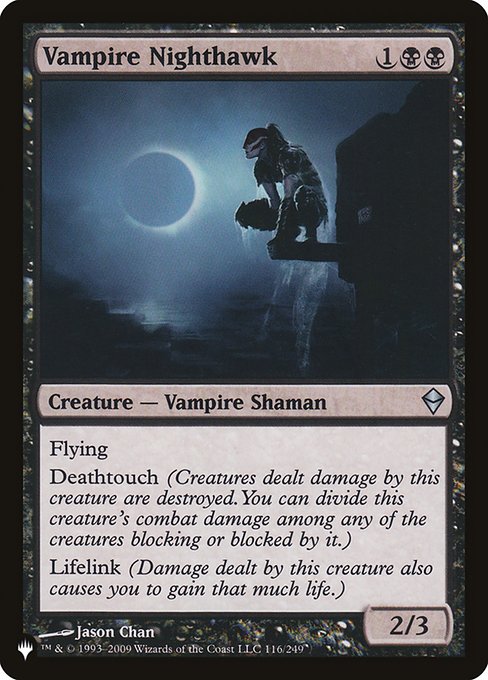 Magic the Gathering Card - Vampire Nighthawk - MTG Circle