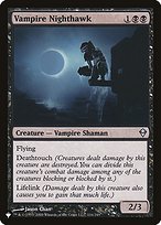 Magic the Gathering Card - Vampire Nighthawk - MTG Circle
