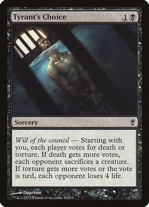 Magic the Gathering Card - Tyrant's Choice - MTG Circle
