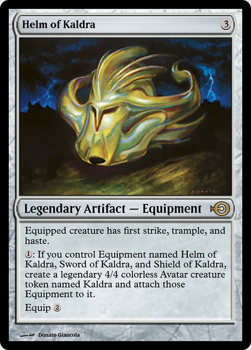 Magic the Gathering Card - Helm of Kaldra - MTG Circle