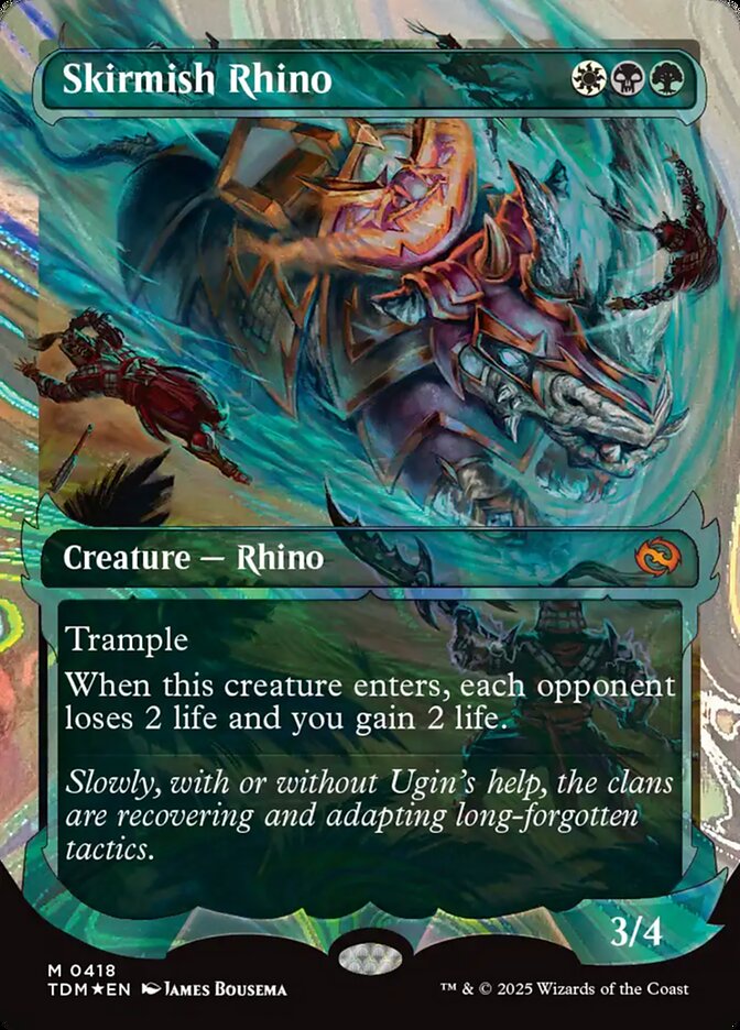 Magic the Gathering Card - Skirmish Rhino - MTG Circle
