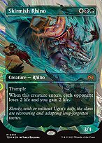 Magic the Gathering Card - Skirmish Rhino - MTG Circle