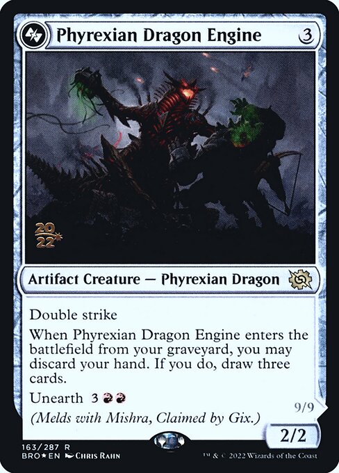 Magic the Gathering Card - Phyrexian Dragon Engine - MTG Circle