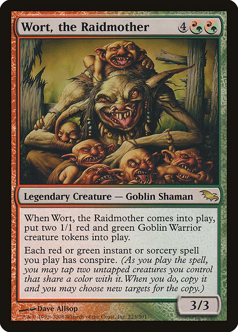 Magic the Gathering Card - Wort, the Raidmother - MTG Circle
