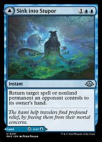 Magic the Gathering Card - Sink into Stupor // Soporific Springs - MTG Circle