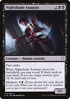 Magic the Gathering Card - Nightshade Assassin - MTG Circle