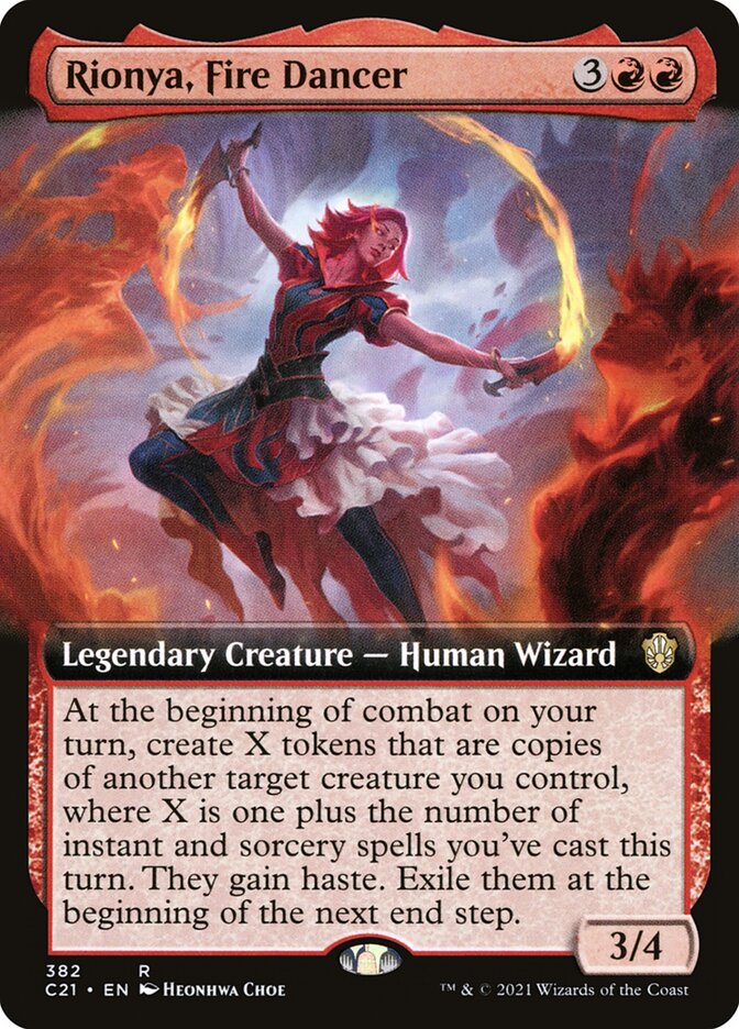 Magic the Gathering Card - Rionya, Fire Dancer - MTG Circle