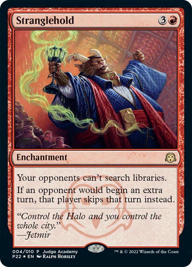 Magic the Gathering Card - Stranglehold - MTG Circle