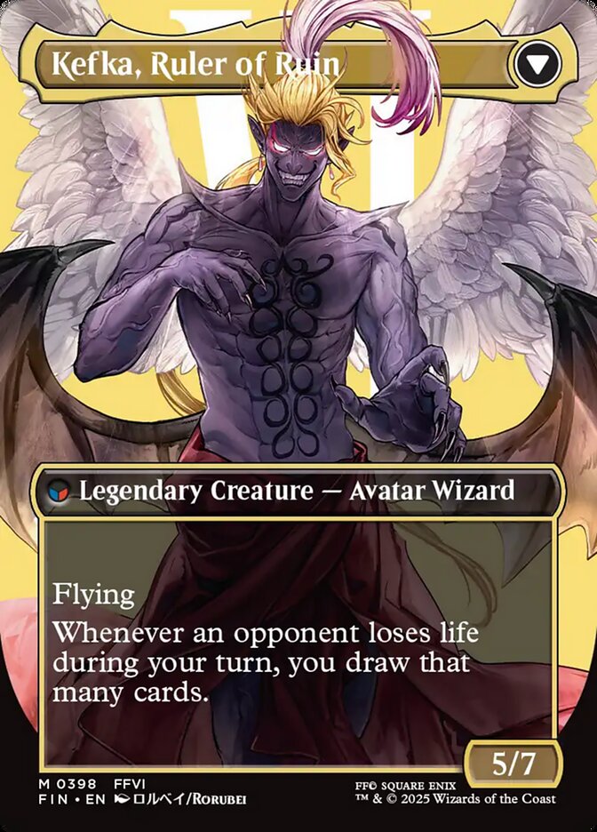 Magic the Gathering Card - Kefka, Ruler of Ruin - MTG Circle