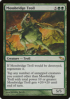 Magic the Gathering Card - Mossbridge Troll - MTG Circle
