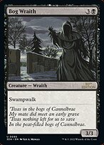 Magic the Gathering Card - Bog Wraith - MTG Circle