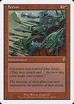 Magic the Gathering Card - Fervor - MTG Circle