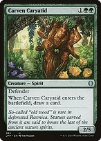 Magic the Gathering Card - Carven Caryatid - MTG Circle