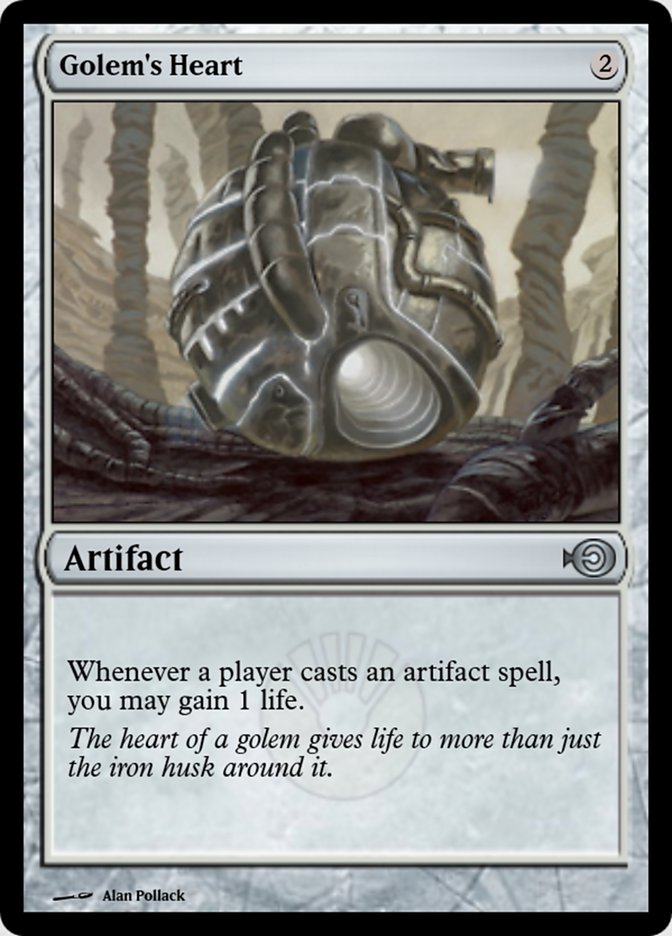 Magic the Gathering Card - Golem's Heart - MTG Circle