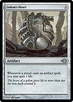 Magic the Gathering Card - Golem's Heart - MTG Circle
