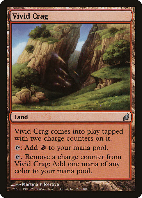Magic the Gathering Card - Vivid Crag - MTG Circle