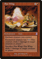 Magic the Gathering Card - Fire Whip - MTG Circle