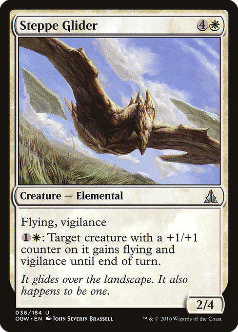 Magic the Gathering Card - Steppe Glider - MTG Circle