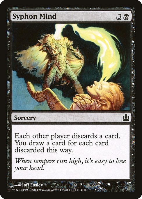 Magic the Gathering Card - Syphon Mind - MTG Circle