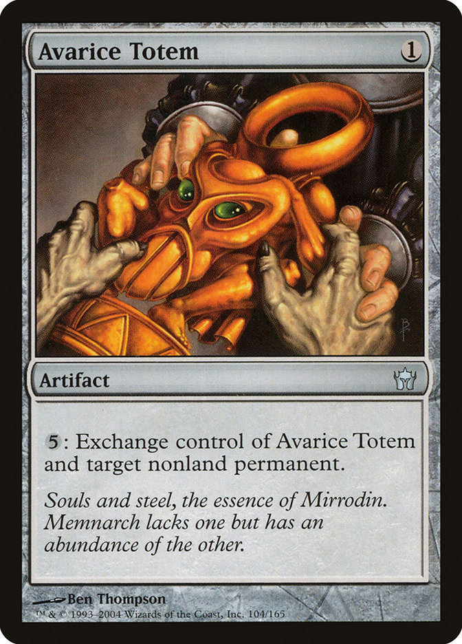 Magic the Gathering Card - Avarice Totem - MTG Circle