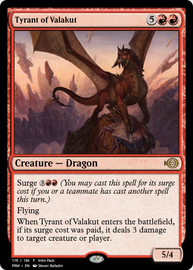 Magic the Gathering Card - Tyrant of Valakut - MTG Circle