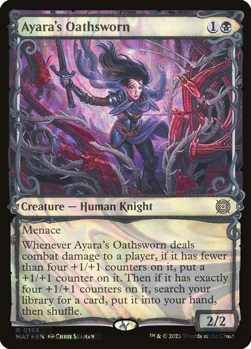 Magic the Gathering Card - Ayara's Oathsworn - MTG Circle