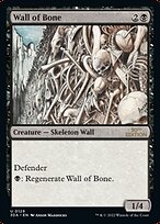 Magic the Gathering Card - Wall of Bone - MTG Circle