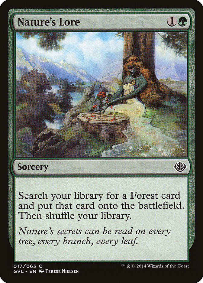 Magic the Gathering Card - Nature's Lore - MTG Circle