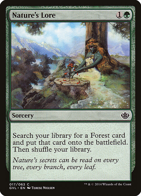 Magic the Gathering Card - Nature's Lore - MTG Circle