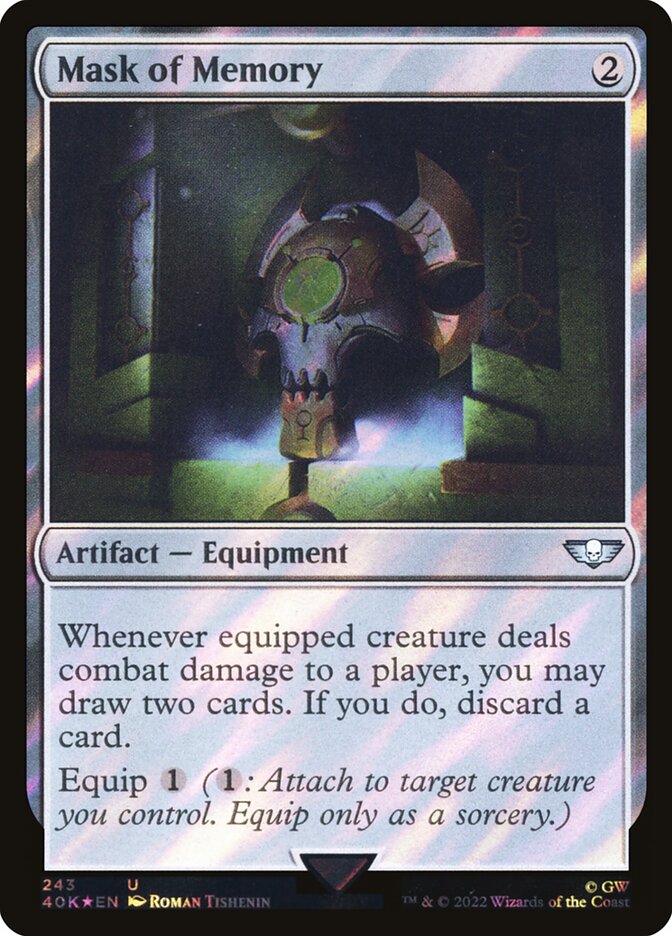 Magic the Gathering Card - Mask of Memory - MTG Circle