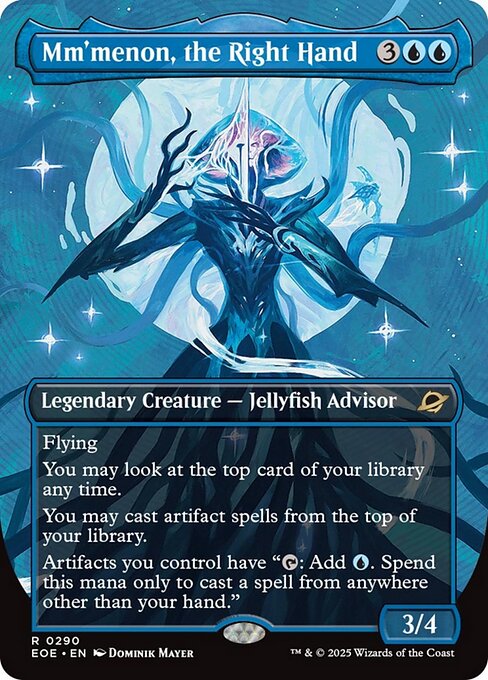 Magic the Gathering Card - Mm'menon, the Right Hand - MTG Circle