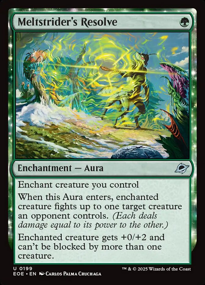 Magic the Gathering Card - Meltstrider's Resolve - MTG Circle
