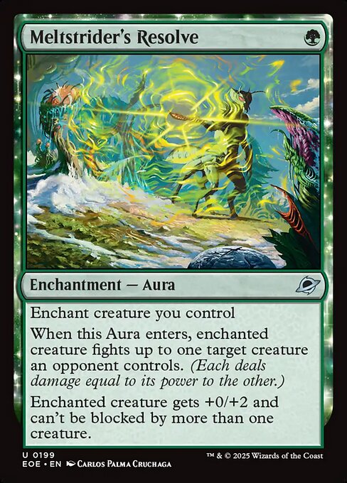 Magic the Gathering Card - Meltstrider's Resolve - MTG Circle