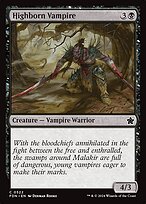 Magic the Gathering Card - Highborn Vampire - MTG Circle