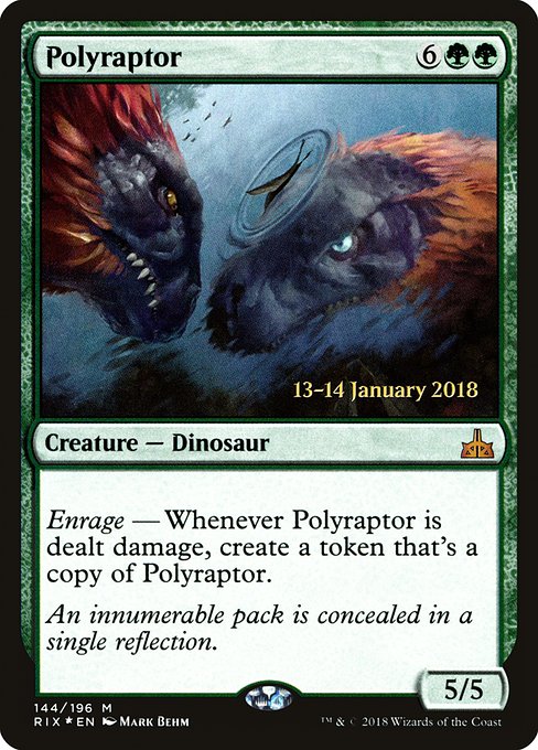 Magic the Gathering Card - Polyraptor - MTG Circle