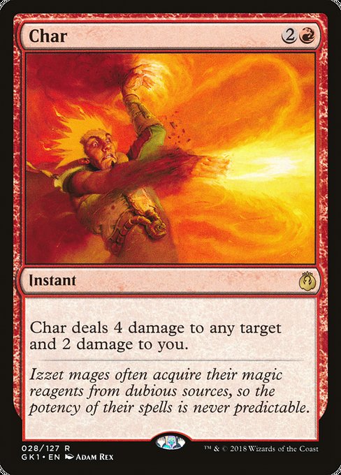 Magic the Gathering Card - Char - MTG Circle