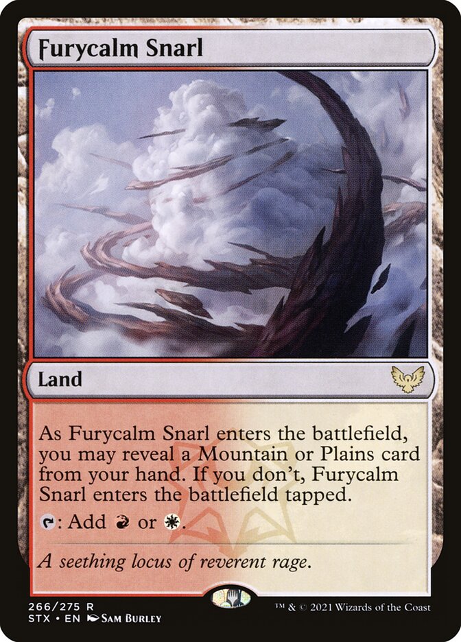Magic the Gathering Card - Furycalm Snarl - MTG Circle