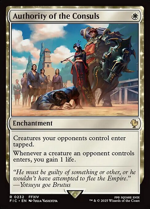 Magic the Gathering Card - Authority of the Consuls - MTG Circle
