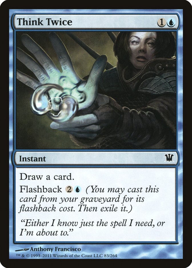 Magic the Gathering Card - Think Twice - MTG Circle