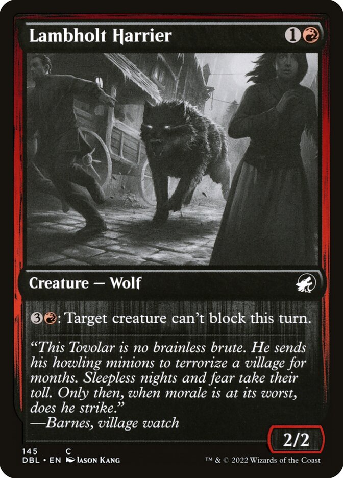 Magic the Gathering Card - Lambholt Harrier - MTG Circle